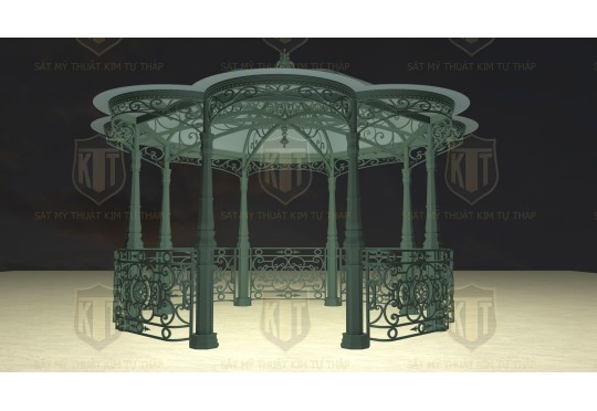 NHÀ CHÒI SÂN VƯỜN SẮT MỸ THUẬT NCS008 