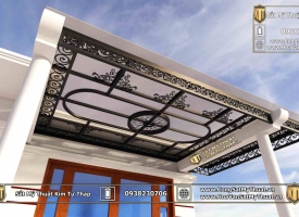 Mái Kính Sân Thượng Sắt Mỹ Thuật - Top 20+ mẫu Đẳng Cấp & Sang Trọng 2026