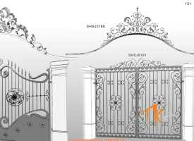 NHỮNG MẪU CỬA CỔNG SẮT MỸ THUẬT ĐẸP TẠI QUẢNG NAM ĐÀ NẴNG 