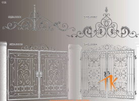 Sắt mỹ thuật - Phụ kiện sắt mỹ thuật Hậu Giang - sắt mỹ thuật Kim Tự Tháp 
