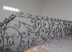 HÌNH ẢNH THỰC TẾ THI CÔNG CÔNG TRÌNH CẦU THANG SẮT MỸ THUẬT TẠI BÌNH ĐỊNH