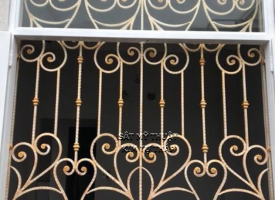 Các mẫu khung bảo vệ cửa sổ đẹp bằng sắt mỹ thuật sắt nghệ thuật 