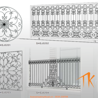 Sắt mỹ thuật - Phụ kiện sắt mỹ thuật Quảng Bình Quảng Trị - sắt mỹ thuật Kim Tự Tháp 