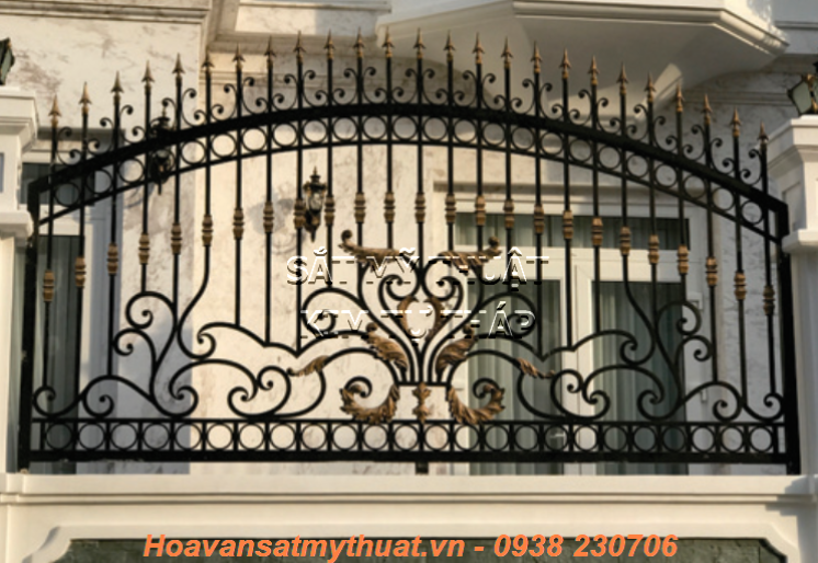 Hàng rào sắt mỹ thuật HR022