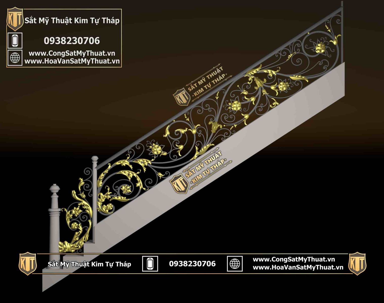 cầu thang biệt thự 