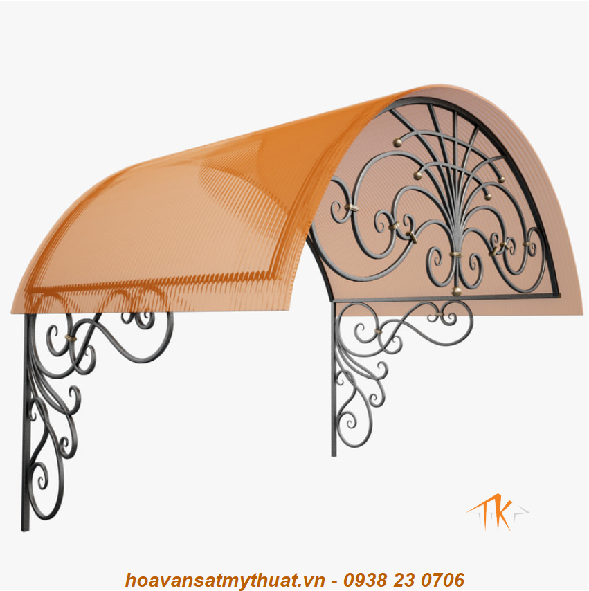 MÁI HIÊN SẮT MỸ THUẬT 03