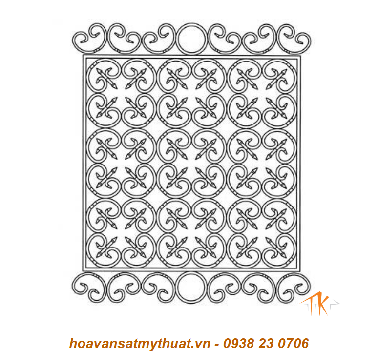 KHUNG CỬA SỔ SẮT MỸ THUẬT 07