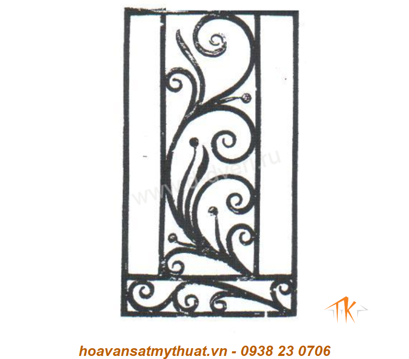 KHUNG CỬA SỔ SẮT MỸ THUẬT 08
