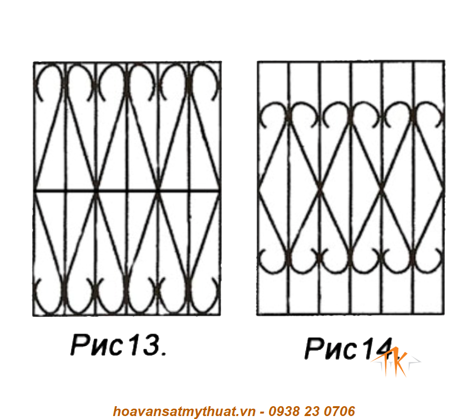 KHUNG CỬA SỔ SẮT MỸ THUẬT 10