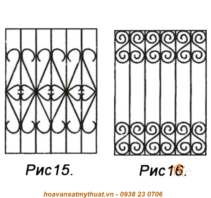 KHUNG CỬA SỔ SẮT MỸ THUẬT 11
