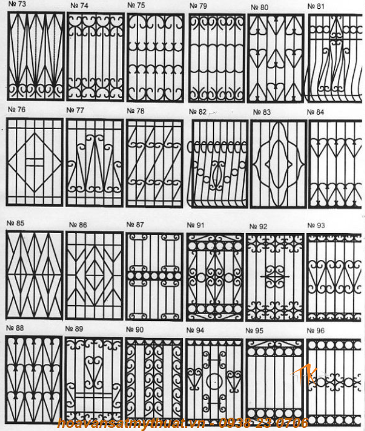 KHUNG CỬA SỔ SẮT MỸ THUẬT 18