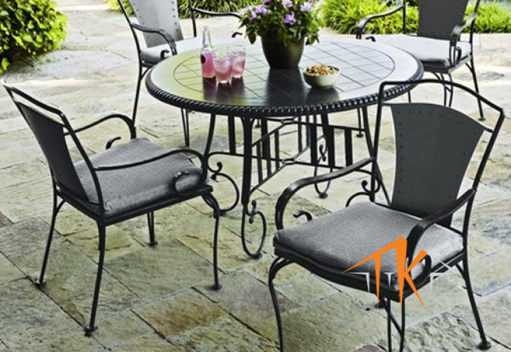 BỘ BÀN GHẾ SẮT SÂN VƯỜN BG014