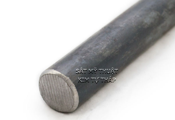 Phụ kiện sắt Phi 20 đặc trơn mềm sử dụng uốn hoa văn 
