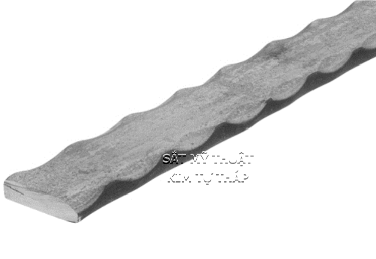 Phụ kiện sắt Pla lập là 12x6 cán cạnh dập cạnh 