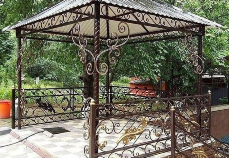 Nhà chòi sắt mỹ thuật NCS004