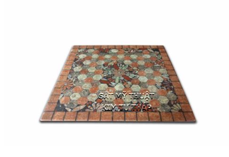 Mặt bàn đá ghép đá mosaic msi03