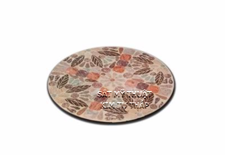 Mặt bàn đá ghép đá mosaic msi07
