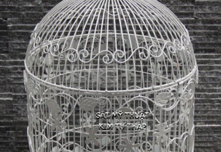 Lồng chim trang trí tiệc LC009