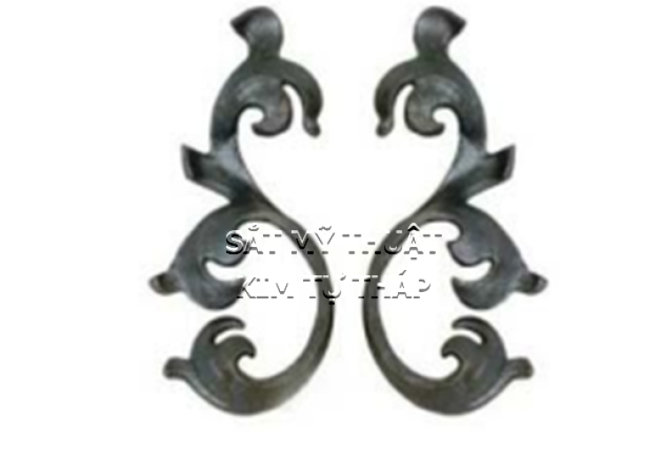 Phụ kiện hoa lá thép/ sắt đúc 1185