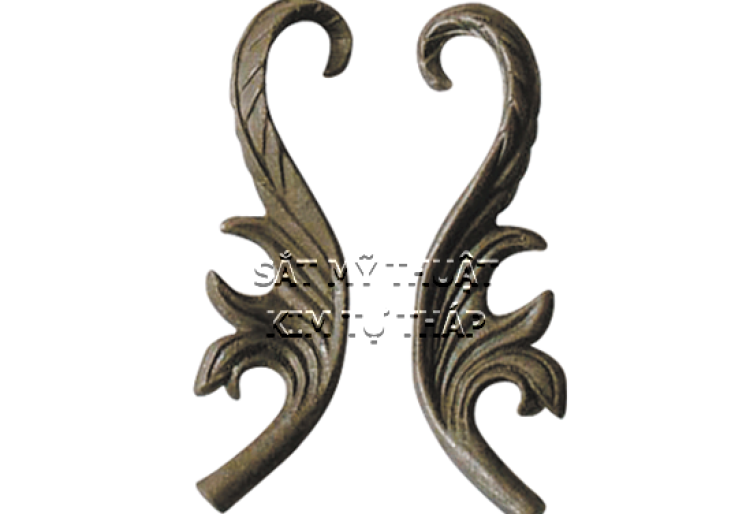 Phụ kiện hoa lá thép/ sắt đúc 1273