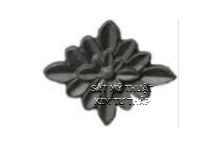 Phụ kiện hoa sắt thép đúc 1365