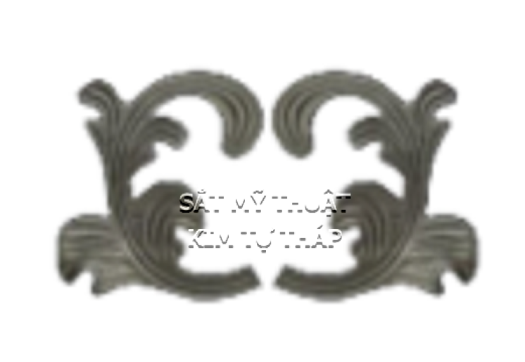 Phụ kiện hoa lá thép/ sắt đúc  1518