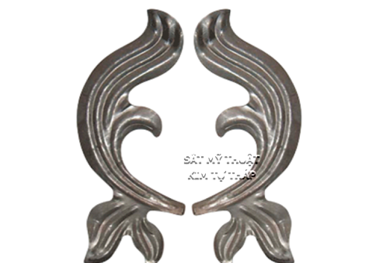 Phụ kiện hoa lá thép/ sắt dập 2144