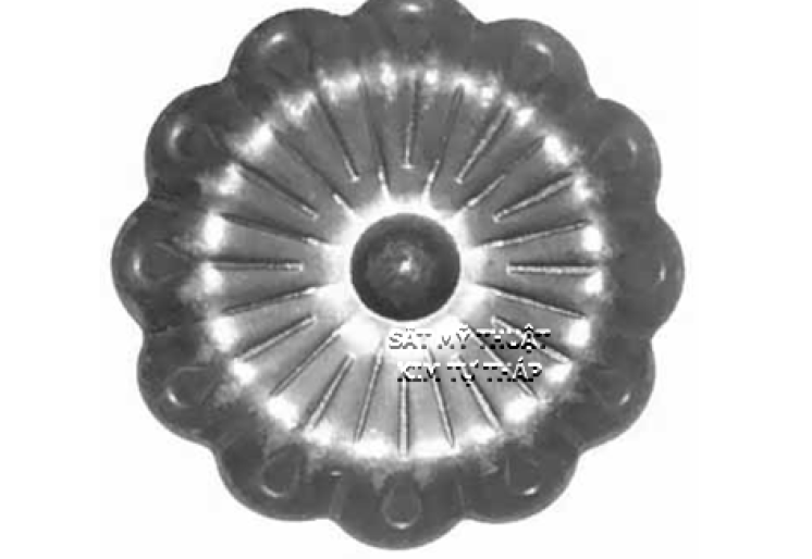 Phụ kiện hoa lá thép/ sắt dập 2155