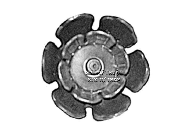 Phụ kiện hoa lá thép/ sắt dập 2158