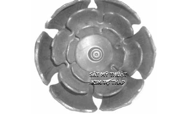 Phụ kiện hoa lá thép/ sắt dập 2159