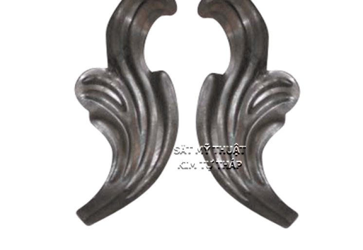 Phụ kiện hoa lá thép/ sắt dập 2161