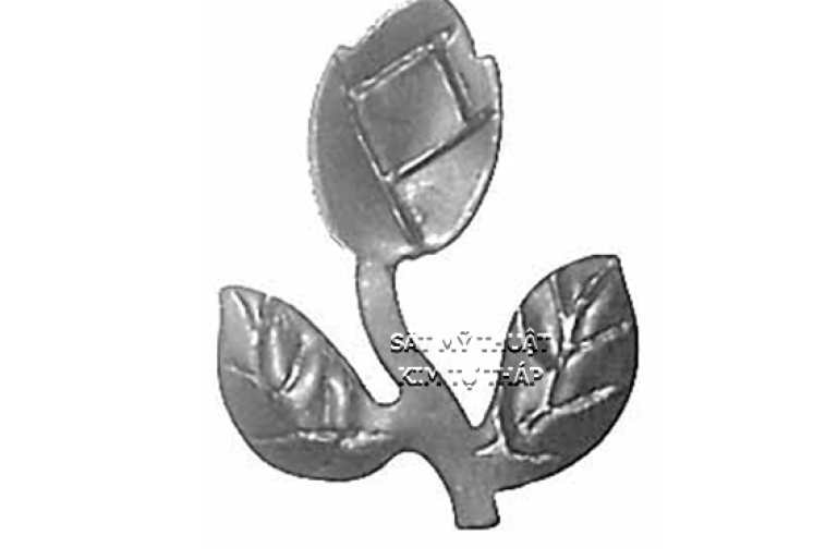 Phụ kiện hoa lá thép/ sắt dập 2169