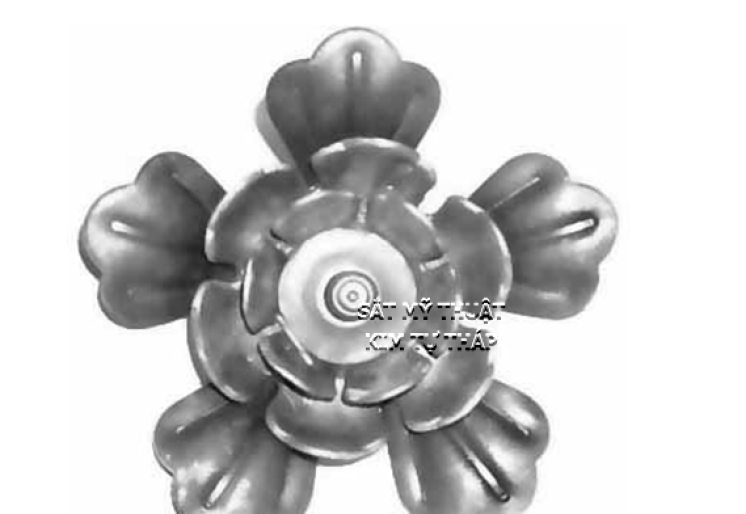 Phụ kiện hoa lá thép/ sắt dập 2180