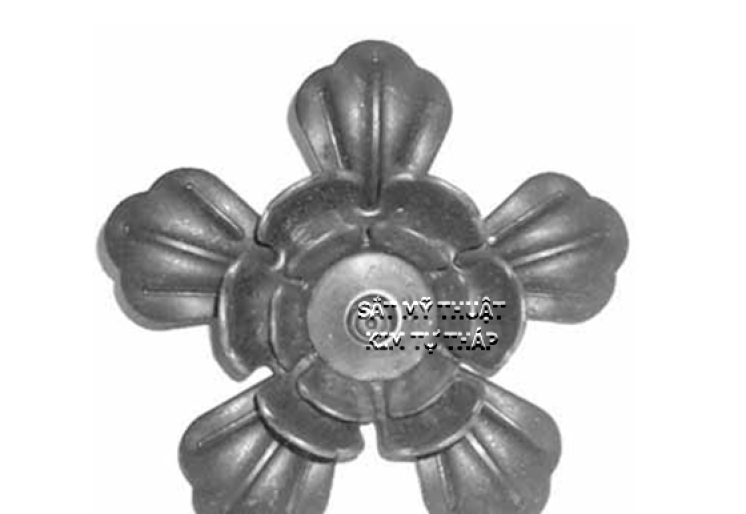 Phụ kiện hoa lá thép/ sắt dập 2184