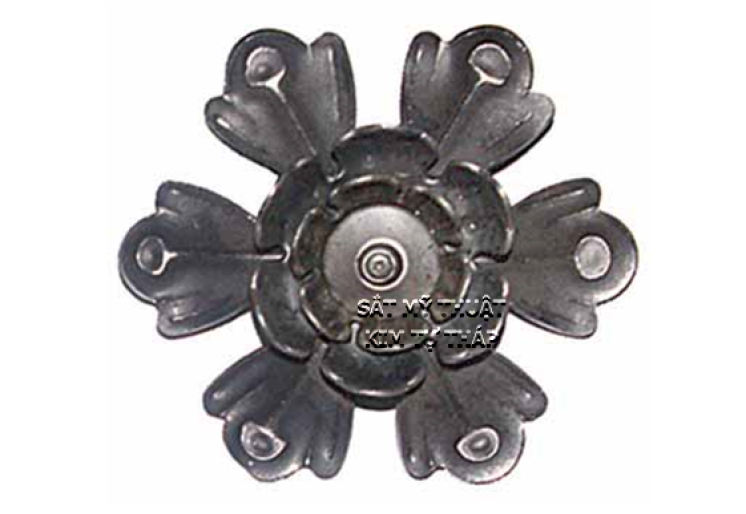 Phụ kiện hoa lá thép/ sắt dập 2185
