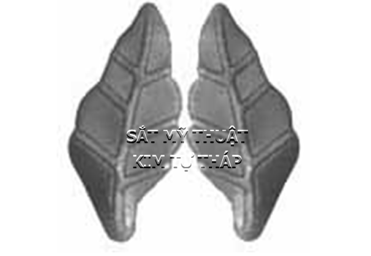 Phụ kiện hoa lá thép/ sắt dập 2220