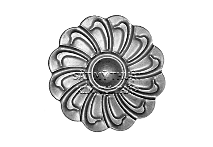 Phụ kiện hoa lá thép/ sắt dập 2228 S-B-M