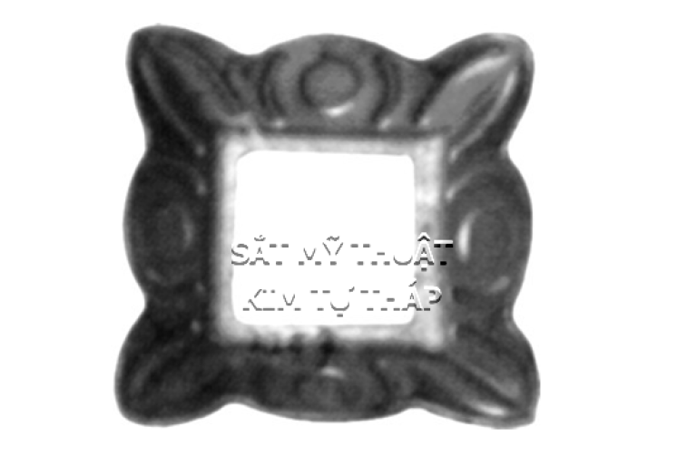 Phụ kiện hoa lá thép/ sắt dập 2238