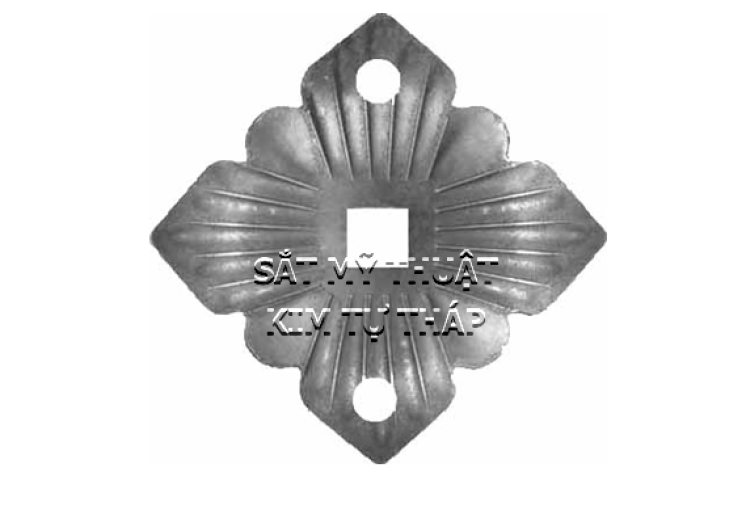Phụ kiện hoa lá thép/ sắt dập 2241