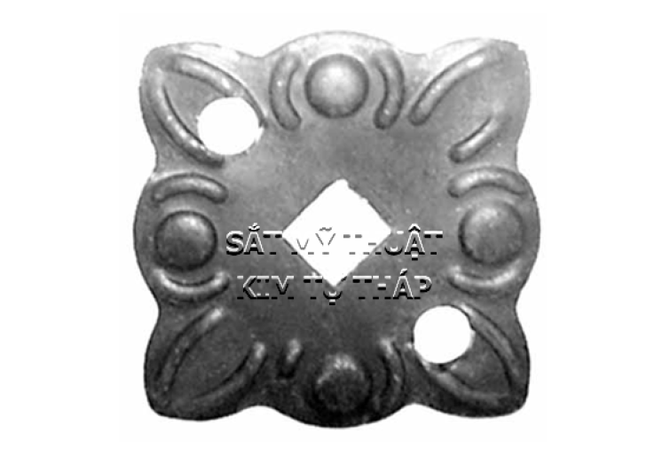 Phụ kiện hoa lá thép/ sắt dập 2245