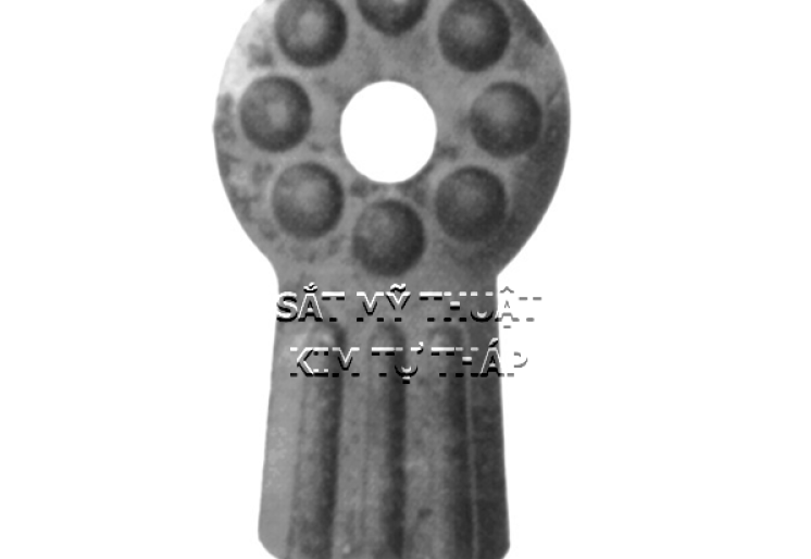 Phụ kiện hoa lá thép/ sắt dập 2249
