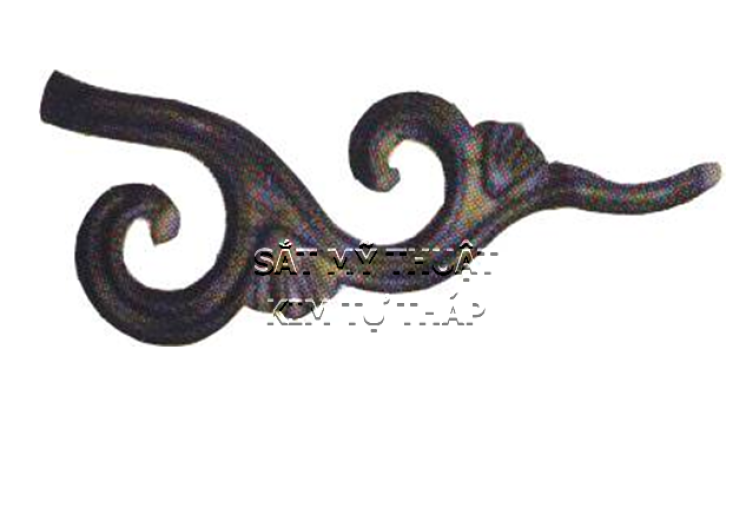 Phụ kiện hoa lá thép/ sắt dập 2281