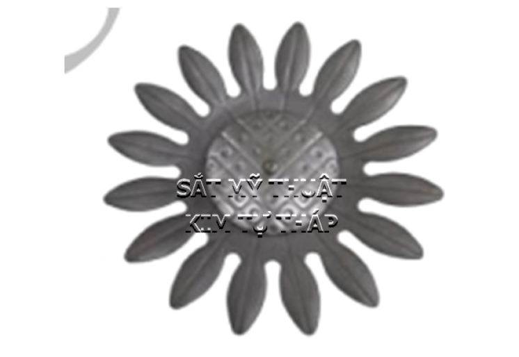 Phụ kiện hoa lá thép/ sắt dập 2321