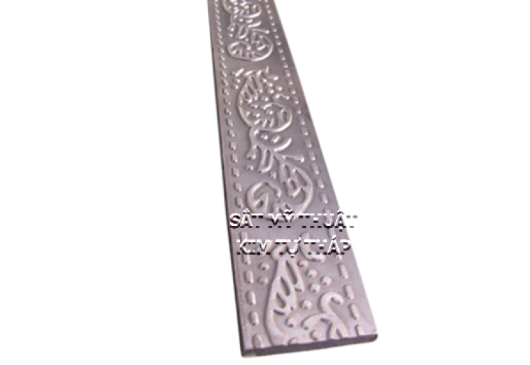 Phụ kiện sắt Pla Lập Là cán dập hoa văn HCC042